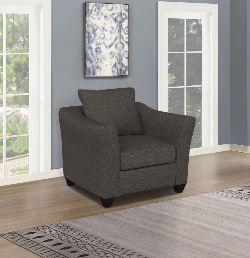Salizar - Upholstered Flared Arm Accent Chair
