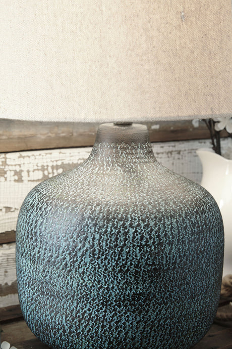 Malthace - Metal Table Lamp - Patina - view 2