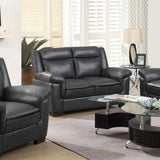 Arabella - Upholstered Padded Arm Loveseat - Gray