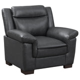 Arabella - Upholstered Padded Arm Accent Chair - Gray