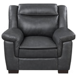 Arabella - Upholstered Padded Arm Accent Chair - Gray