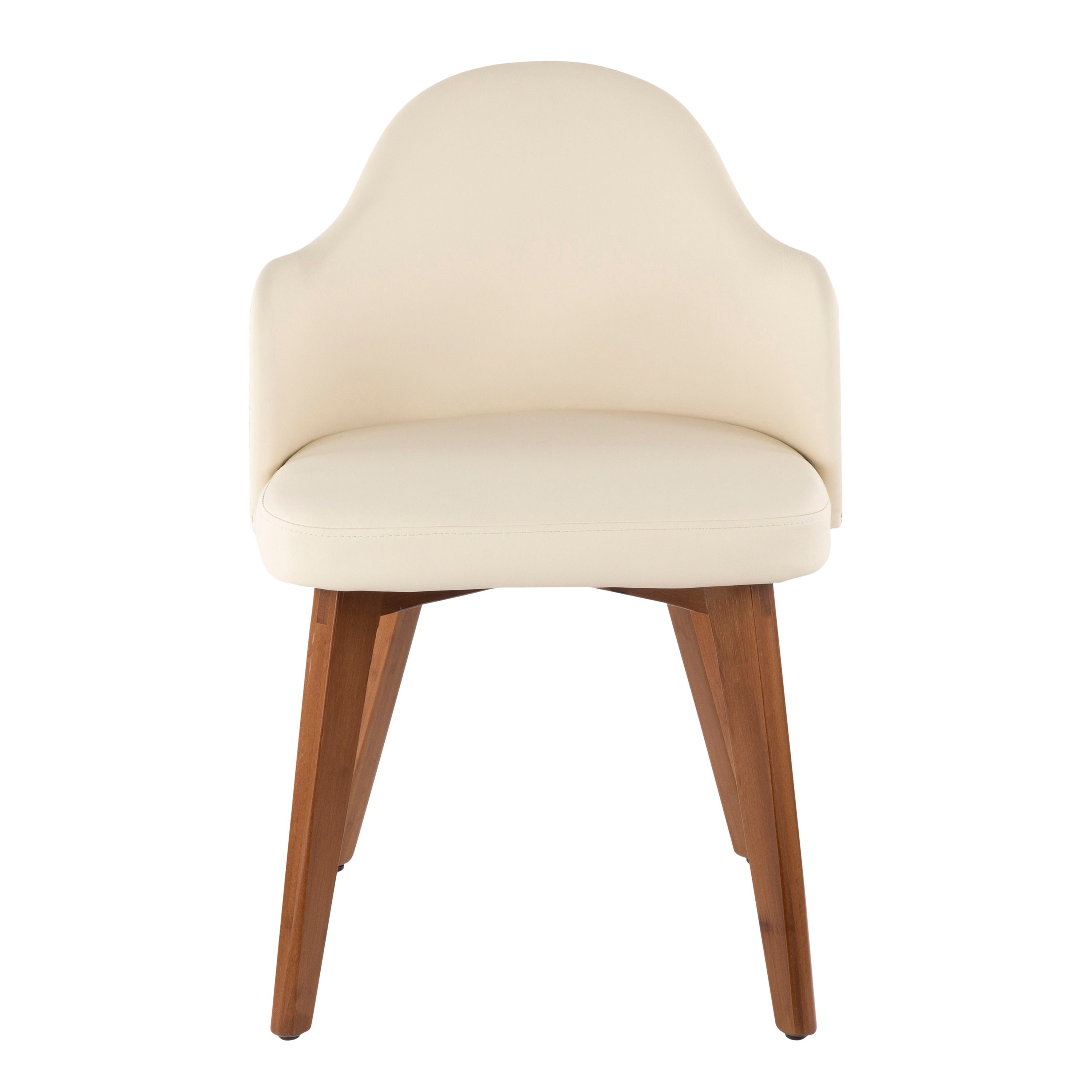 Ahoy - Mid-Century Chair - Walnut / Cream