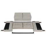 Bowen - Upholstered Track Arm Tufted Sofa Set