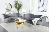 Sophia - Upholstered Channel Tufted Sofa Set