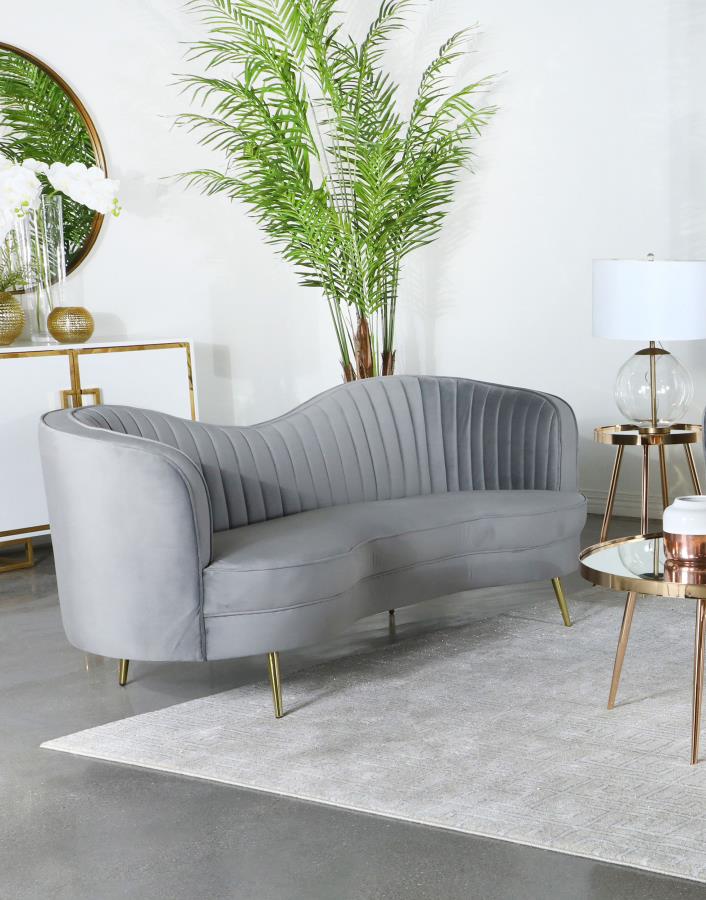 Sophia - Upholstered Channel Tufted Sofa