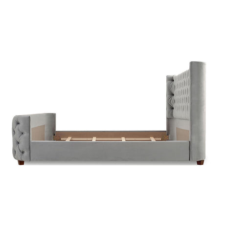 Brooklyn - Tufted Panel Bed Headboard And Footboard Set by Jennifer Taylor Home | Bel Furniture