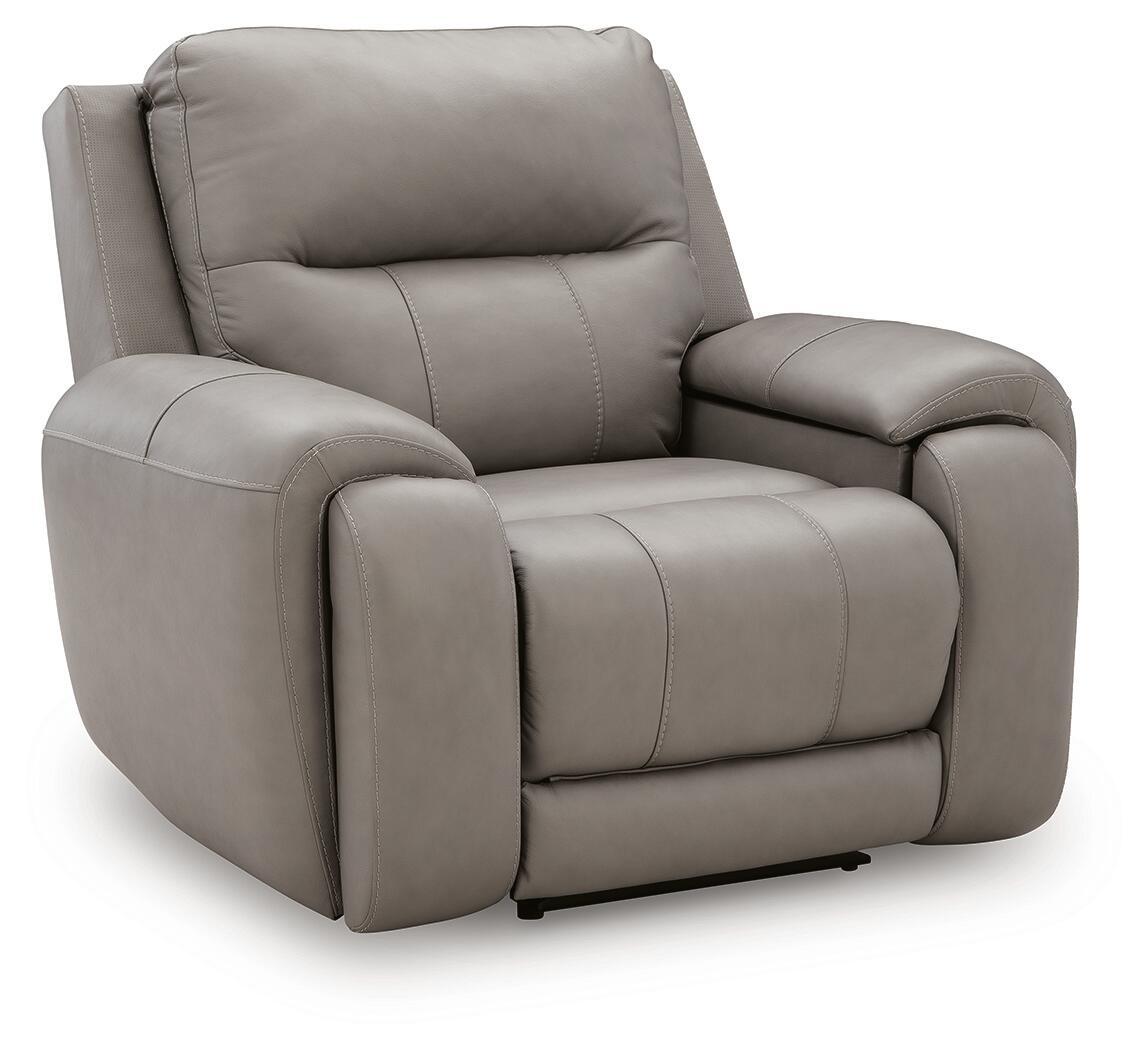 Real Moments Power Recliner With Audio Seating Ash
