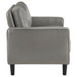 Ruth - Upholstered Track Arm Sofa Set