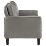 Ruth - Upholstered Track Arm Sofa Set
