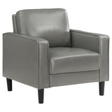 Ruth - Upholstered Track Arm Sofa Set