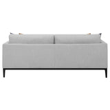 Apperson - Upholstered Track Arm Sofa - Light Gray