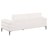 Jessel Chenille Upholstered Sofa Set Ivory