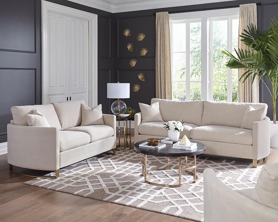 Corliss - Upholstered Arched Arm Accent Chair