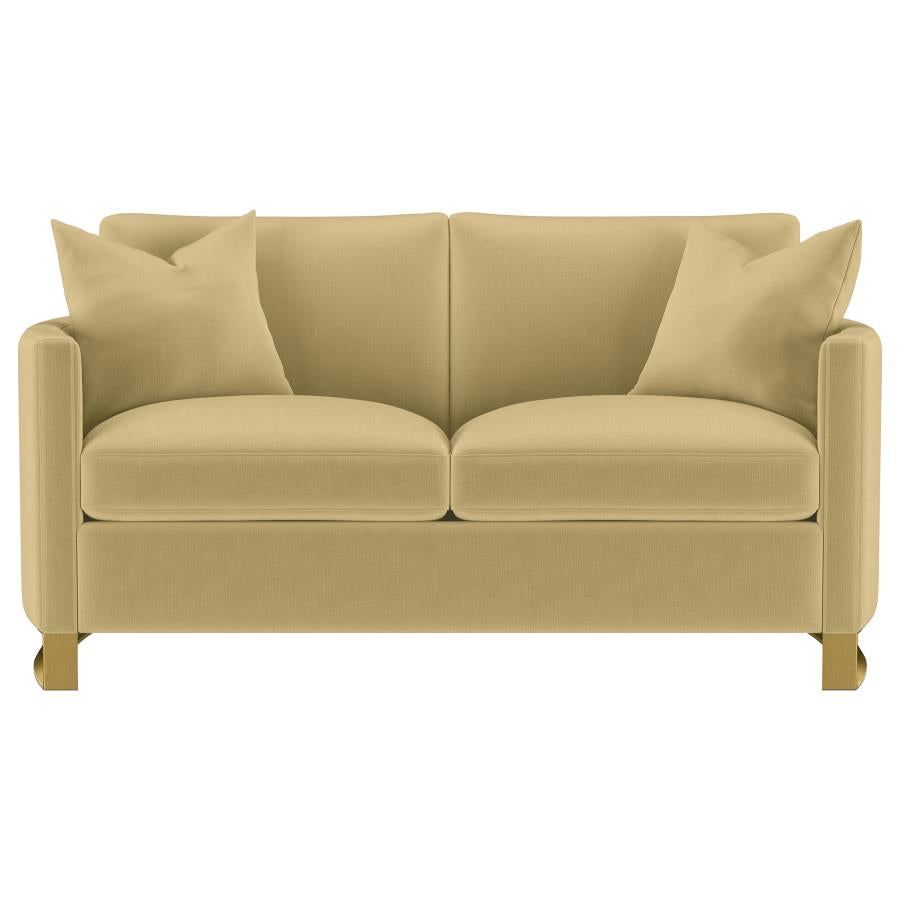 Corliss - Upholstered Arched Arm Sofa Set