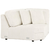 Emberson Upholstered Armless Loveseat / Wedge Ivory