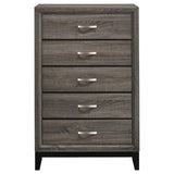 Watson - 5-Drawer Bedroom Chest - Gray Oak by CoasterEveryday | Bel Furniture