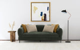 Jade - Chenille Upholstered Modern Track Arm Sofa
