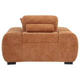 Octavia - Fabric Upholstered Track Arm Accent Chair