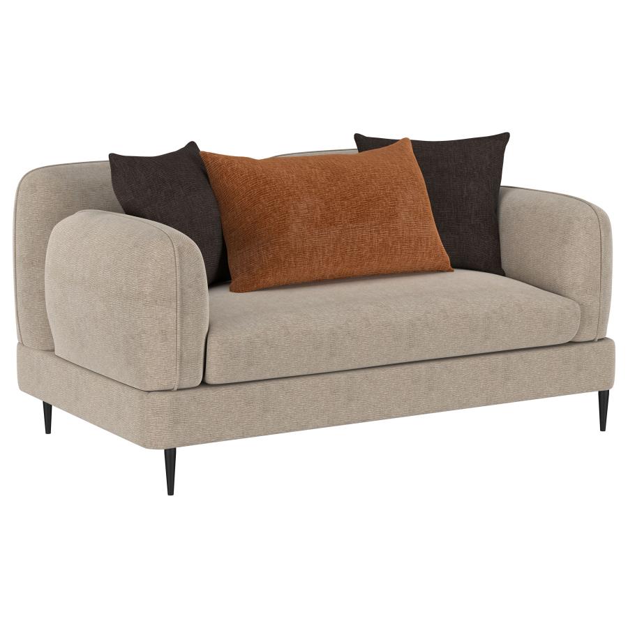 Jade - 2 Piece Chenille Upholstered Sofa Set