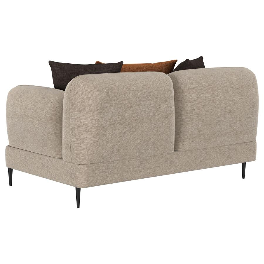 Jade - 2 Piece Chenille Upholstered Sofa Set