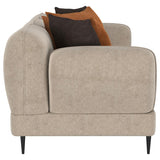 Jade - Chenille Upholstered Modern Track Arm Sofa