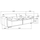 Buxton - Leather Upholstered Sofa Set