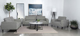 Rilynn Upholstered Track Arm Loveseat Grey