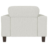 Deerhurst - Upholstered Track Arm Tufted Accent Chair - Greige