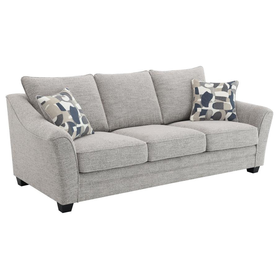 Tomkins Boucle Upholstered Sofa Light Gray