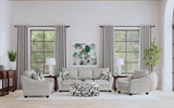 Tomkins - Boucle Upholstered Loveseat - Light Gray