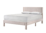 Lucia Full Bed Light Grey / Pink