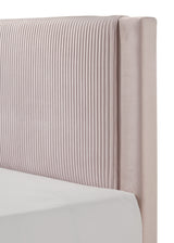 Lucia Full Bed Light Grey / Pink