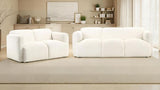 Dorset - Upholstered Round Track Arm Sofa Set