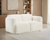 Dorset - Fabric Upholstered Round Track Arm Loveseat