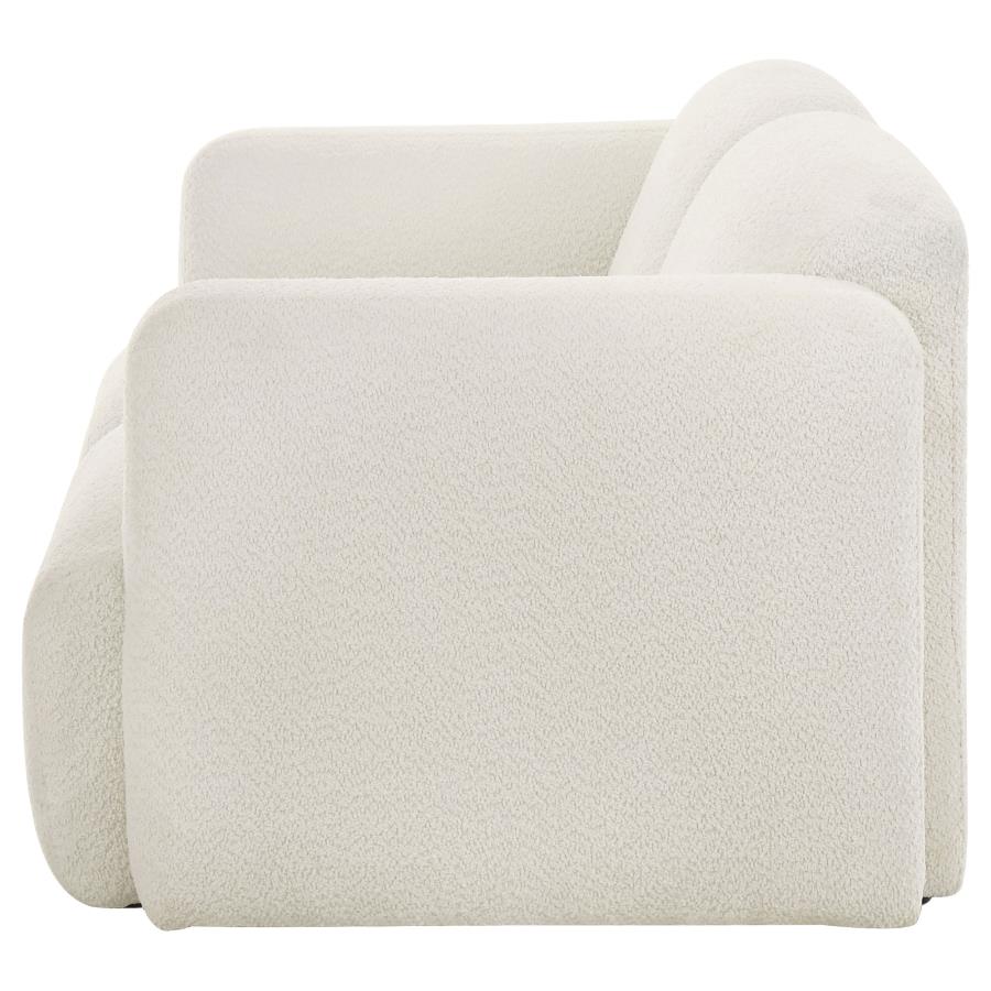 Dorset - Fabric Upholstered Round Track Arm Loveseat