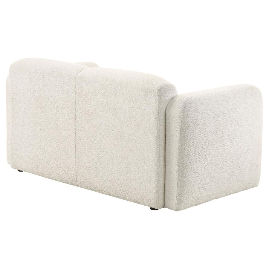 Dorset - Fabric Upholstered Round Track Arm Loveseat