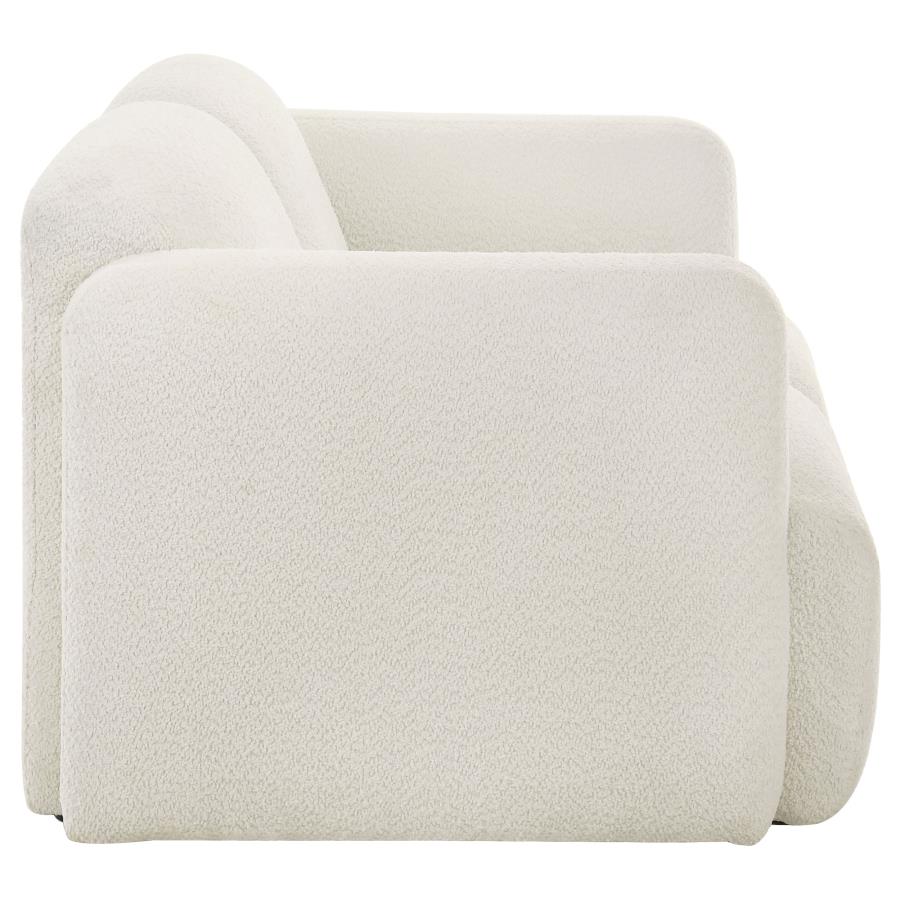 Dorset - Fabric Upholstered Round Track Arm Loveseat