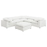 Raleigh - Boucle Upholstered Modular Sectional Beige 6 Pc. Sectional With Ottoman by Coaster Fine Furniture | Bel Furniture