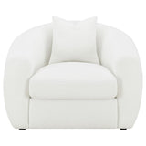 Isabella - Faux Sheepskin Upholstered Sofa Set
