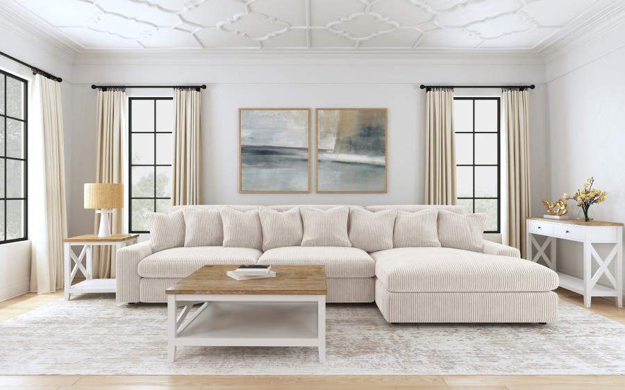 Blaine Reversible Upholstered Chaise Sectional Sofa