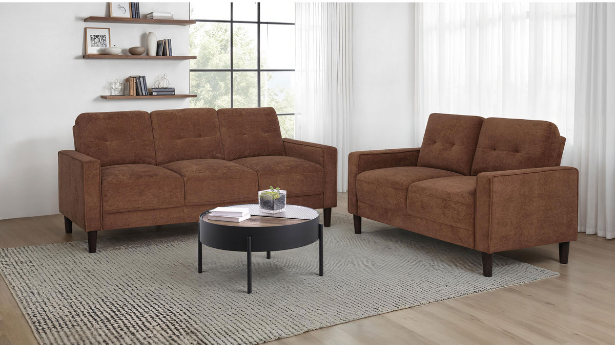 Bowen II - Upholstered Track Arm Sofa Set