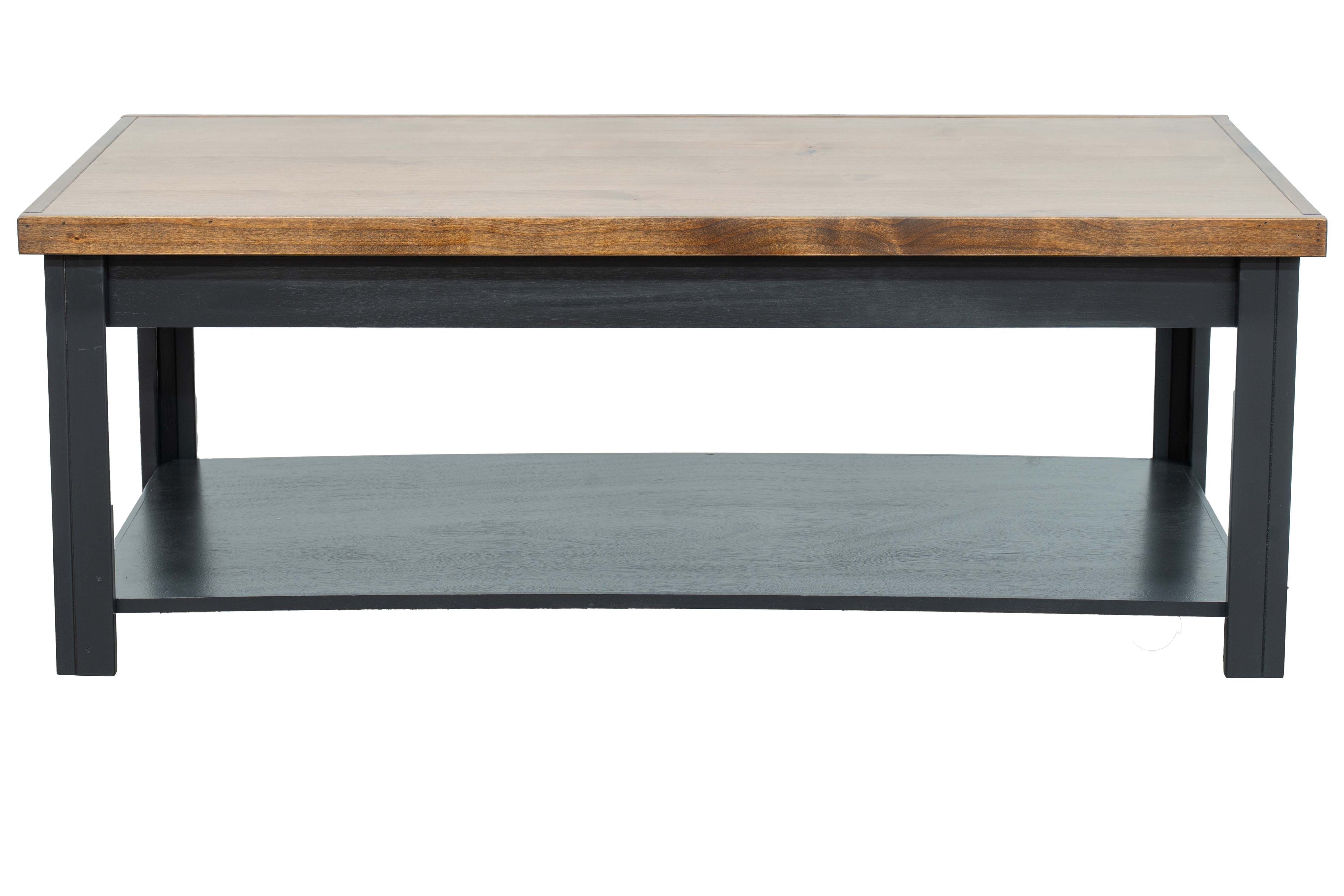 Essex - Coffee Table - Black, Whiskey