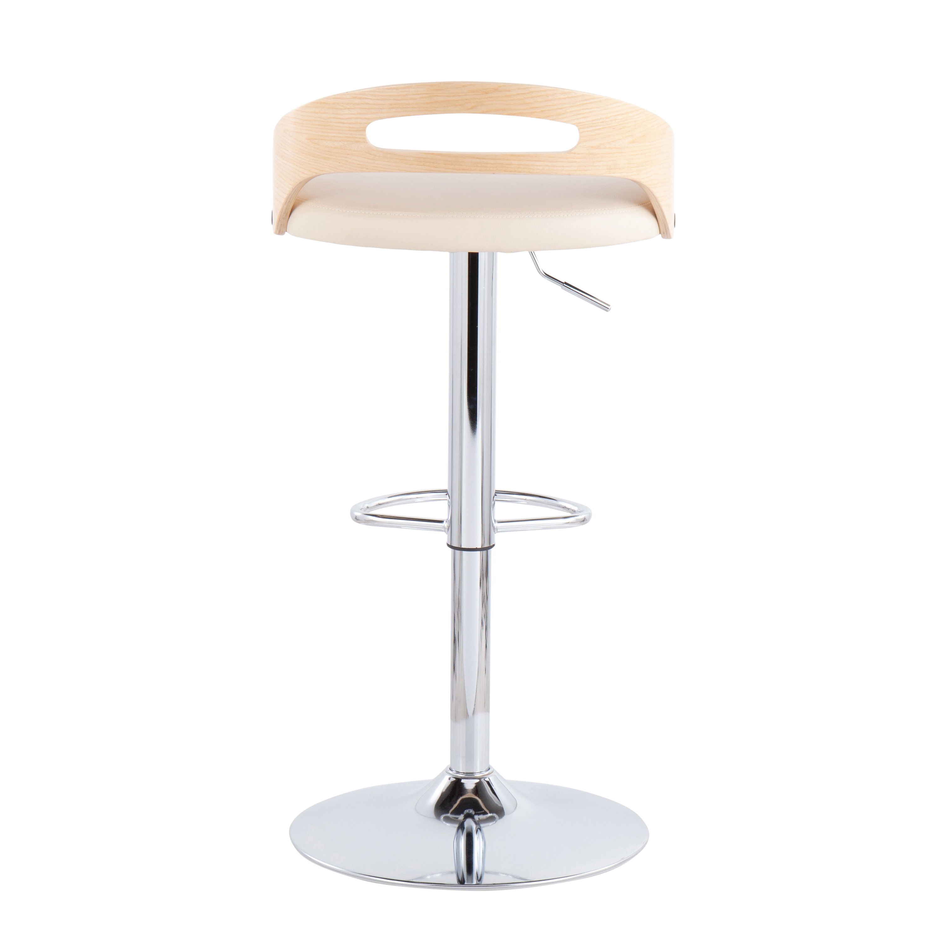 Cassis - Mid Century Modern Adjustable Barstool With Swivel