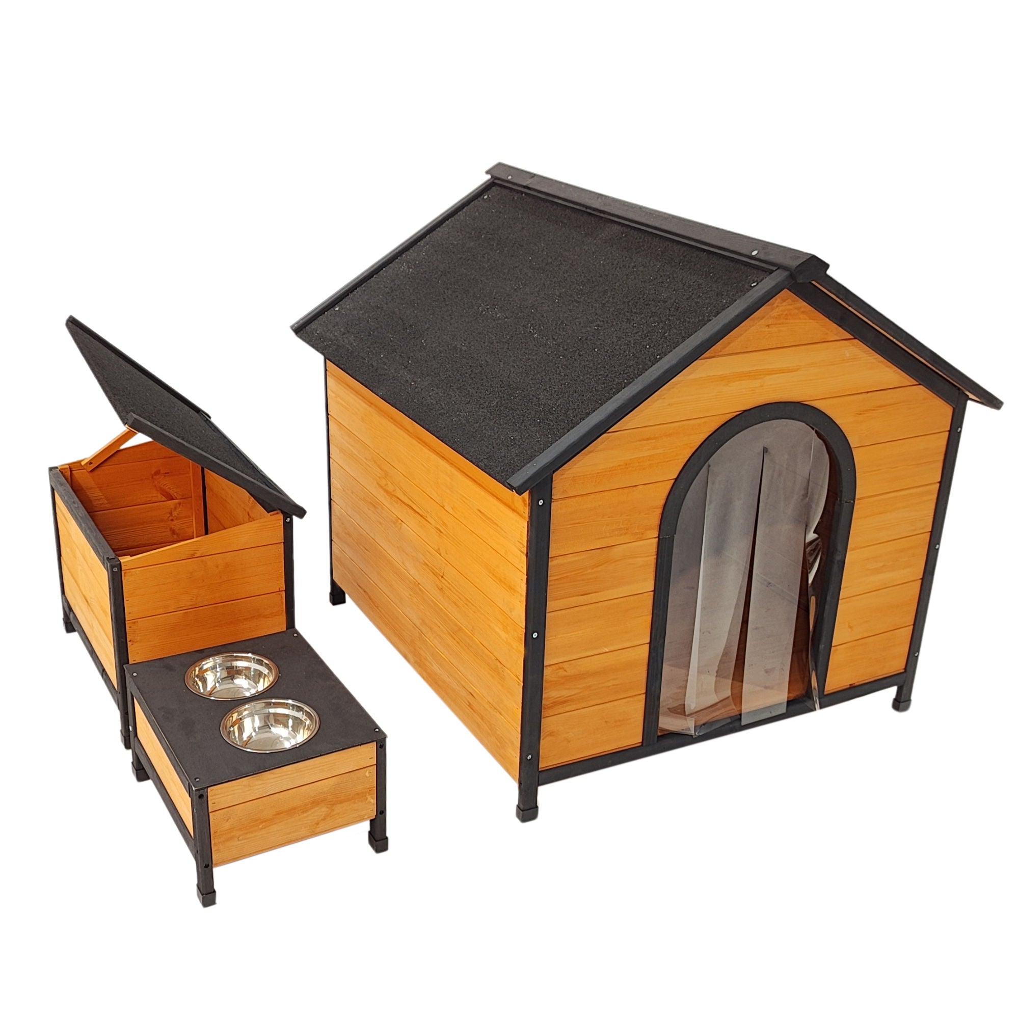 Xpt088 Wearable And Strong Dog House For Playground - Natural