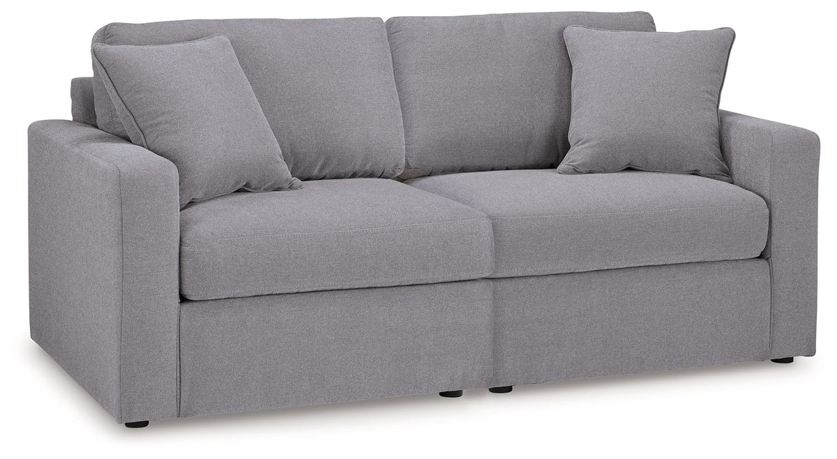 Modmax - Granite - Sectional Gray 2 Pc. Loveseat Sectional by Signature Design by Ashley® | Bel Furniture