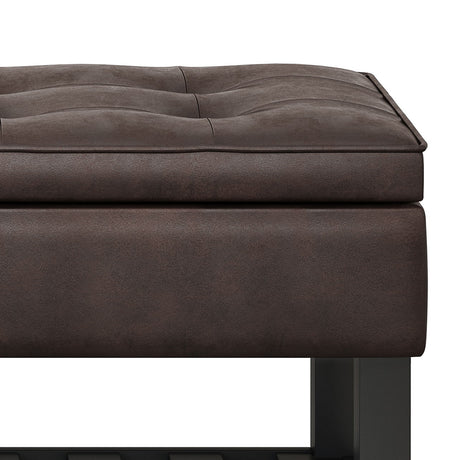 Cosmopolitan - Storage Ottoman Bench With Open Bottom - view 26