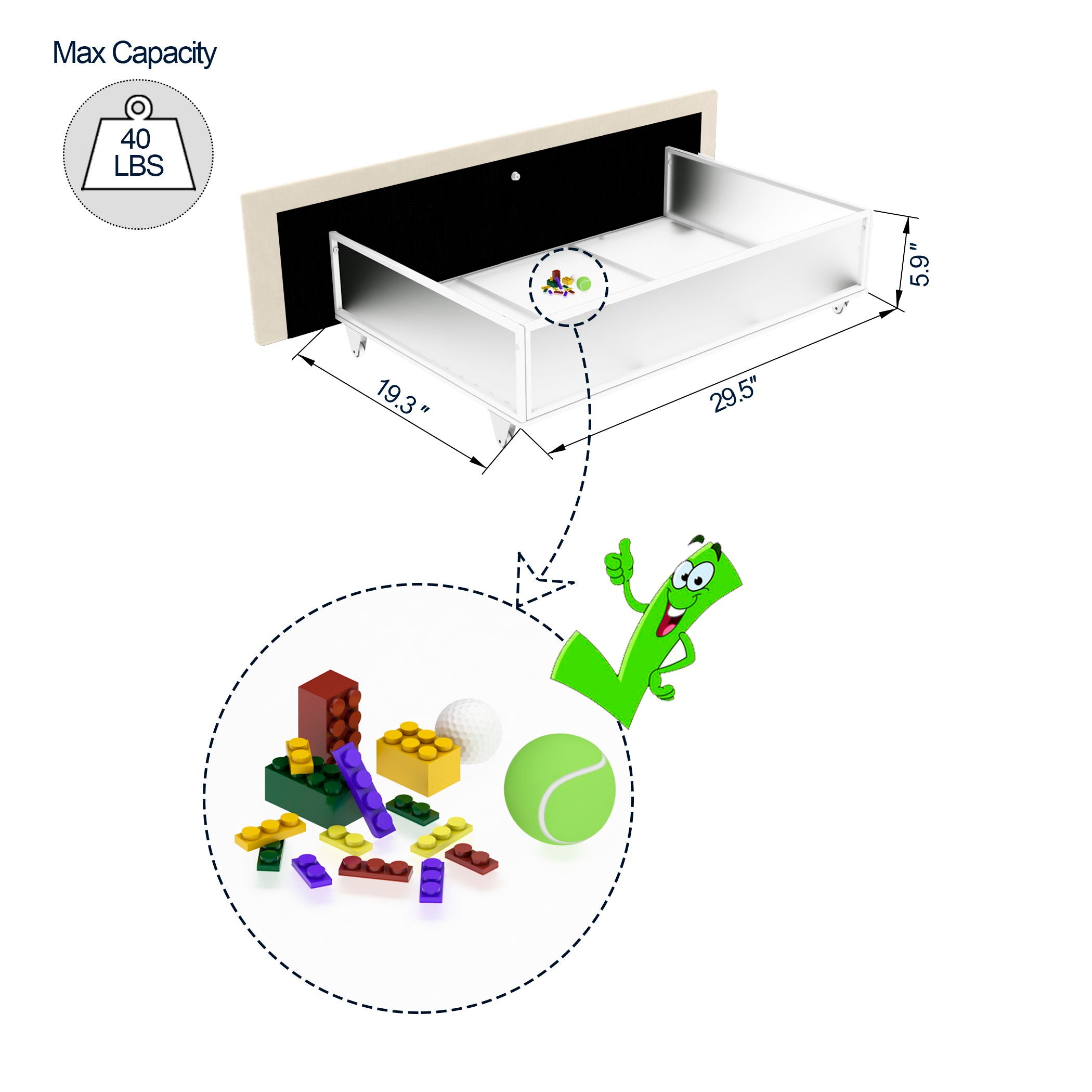 Anna - Upholstered Wingback Platform Bed With Patented 4 Drawers Storage