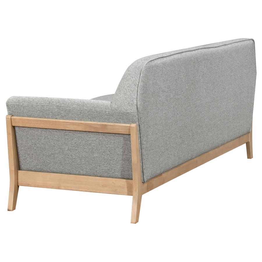 Vaughn - Fabric Upholstered Flared Arm Sofa Set