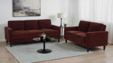 Ruth - Upholstered Track Arm Sofa Set
