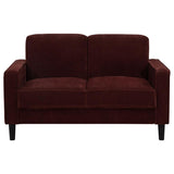 Ruth - Upholstered Track Arm Sofa Set